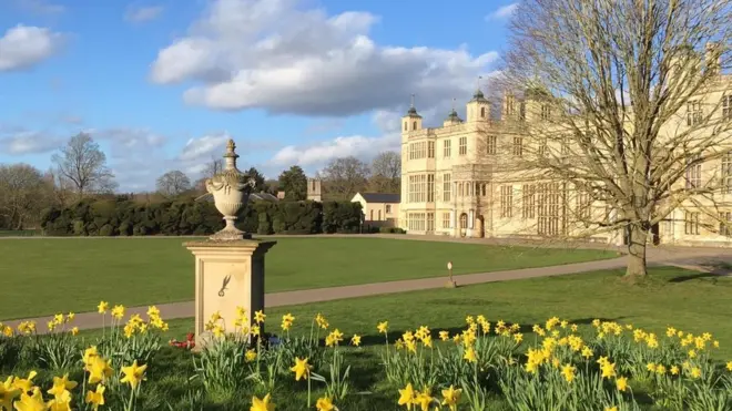 The few staff on the site have been enjoying the spring bloom