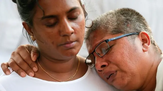 श्रीलंका धमाकों की पीड़ित