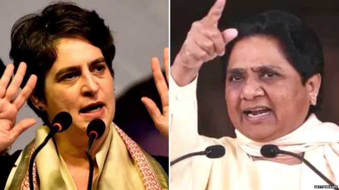 प्रियंका गांधी और मायावती