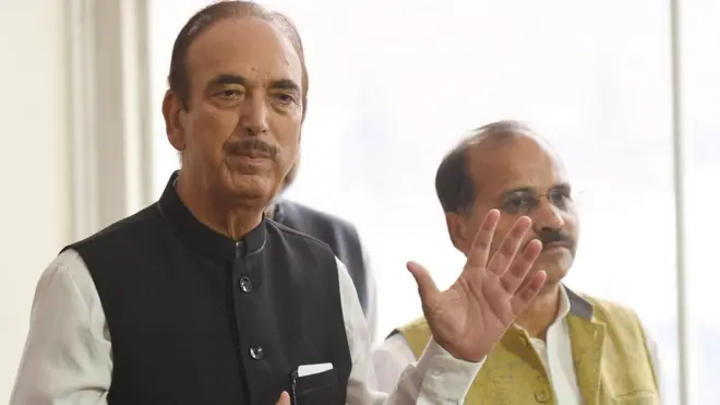 ग़ुलाम नबी आज़ाद और अधीर रंजन चौधरी