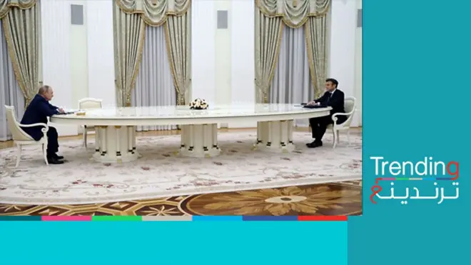 ما الذي كشفت عنه لغة الجسد في اجتماع بوتين وماكرون؟