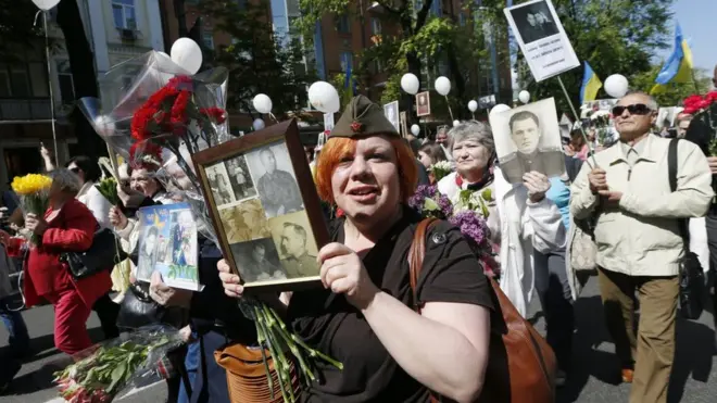 "Безсмертний полк" пройшов у Києві в 2016 році