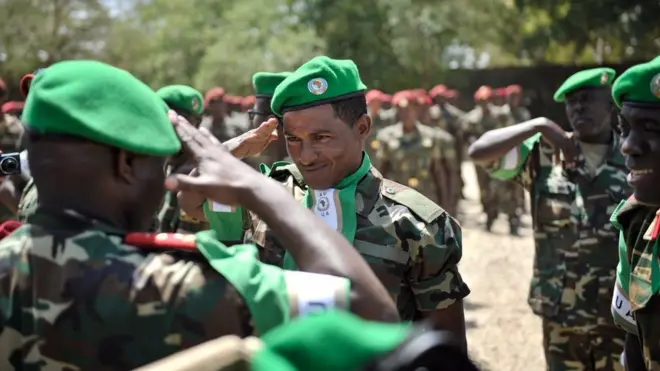 Ciidamada qeybta ka ah howlgalka midowga Afrika