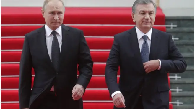 Путин ва Мирзиёев