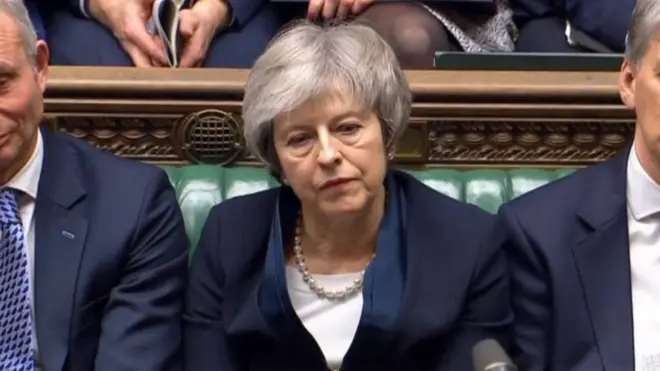 ब्रिटिश प्रधानमन्त्री टरिजा मेको ब्रिटेन युरोपेली संघ ईयूबाट बाहिरिने प्रस्तावको पक्षमा २०२ मतहरू परेका छन् भने ४३२ मत विपक्षमा।