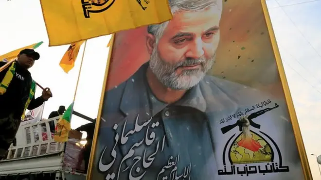 مراسم تشییع قاسم سلیمانی در عراق