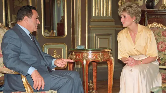 ديانا ومبارك