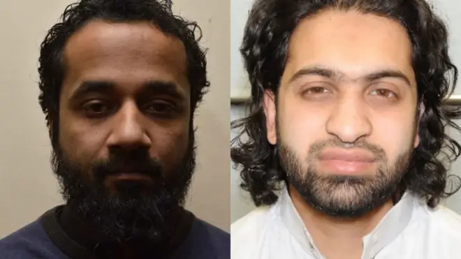 Сайед Хок (слева) и Масуд Миах (справа) признаны виновными в финансировании терроризма