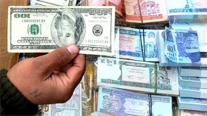 افغانۍ، ډالر