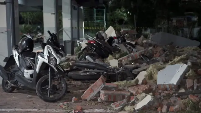 Землетрясение на острове Ломбок