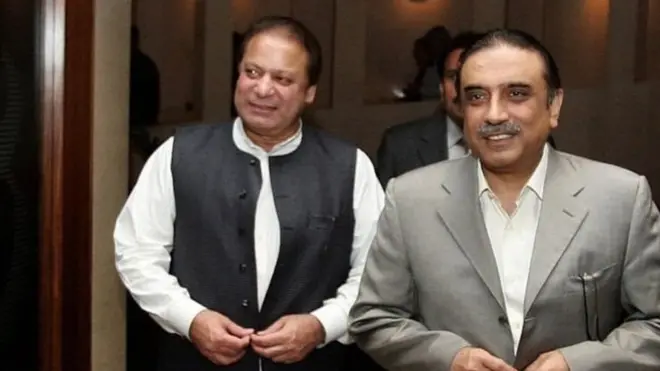 آصف زرادری، نواز شریف