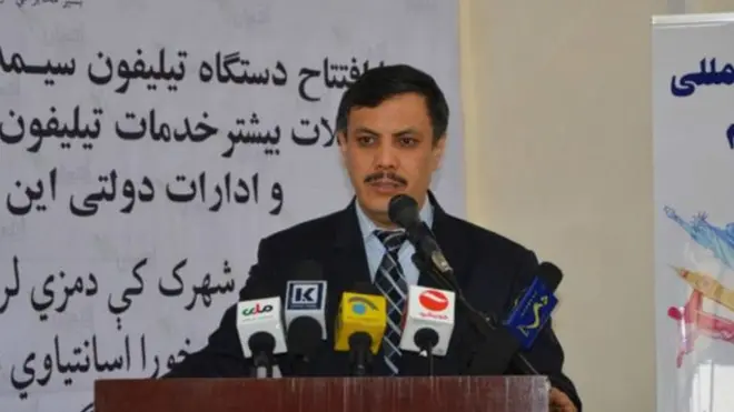 وزیر مخابرات افغانستان چندی پیش از سوی مجلس نمایندگان سلب صلاحیت شده بود