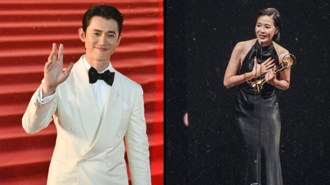 吳慷仁(左)和安溥(右)