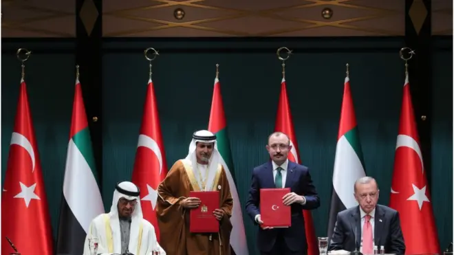 محمد بن زايد وإردوغان