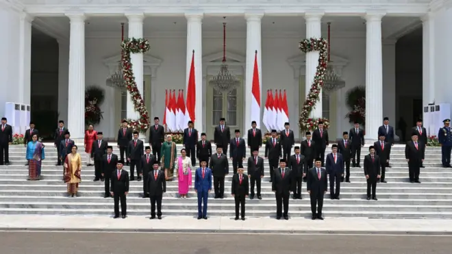 Lima perempuan menjabat sebagai menteri di periode kedua Presiden Joko Widodo.