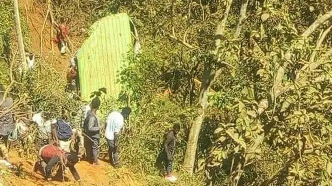 Konkolataa Naqamtee gara Aanaa Eebantuu osoo deemuu aanaa Giddaa Ayyaanaatti galagale