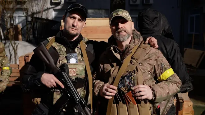 Ukraine taking up guns