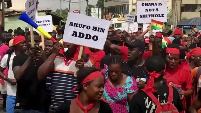 Ghana protesters
