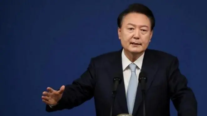 दक्षिण कोरिया के राष्ट्रपति यून सुक-योल 