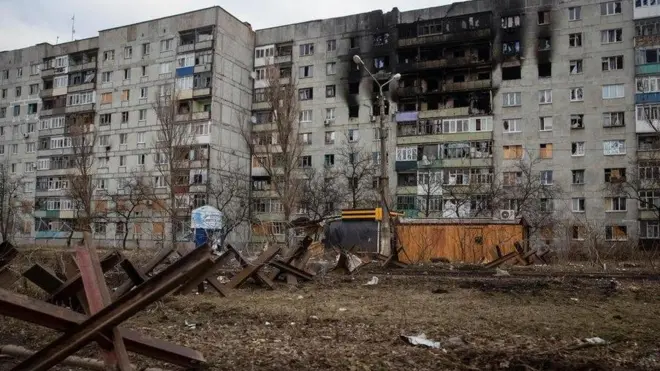 ۹۵ درصد جمعیت شهر باخموت شهر را ترک کرده‌اند