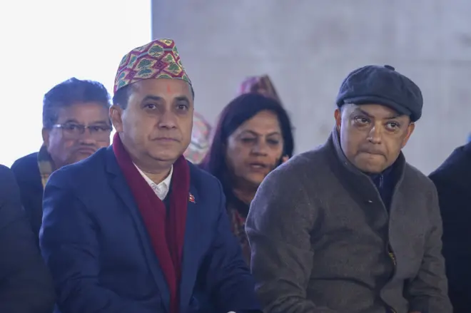 नेपाली कांग्रेस विशेष महाधिवेशनमा महामन्त्रीयद्वय गगन थापा र गगन थापा