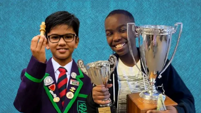 Shreyas Royal (à gauche) et Tanitoluwa Adewumi (à droite)