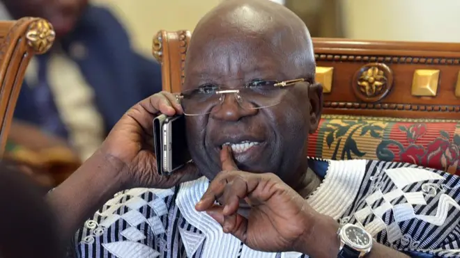 Simon Compaoré, le ministre burkinabè de l'Administration territoriale et de la Sécurité intérieure