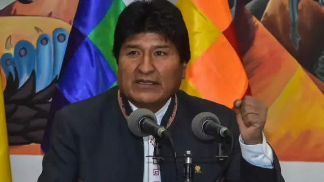 'Ganhamos com mais com maisjogos de cassino facil de ganhar dinheiro10%, foi constitucional', diz Evo Morales à televisão estatal da Bolívia