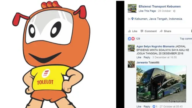 PO Efisiensi menamai klaksonnya 'tolelot', bukan 'telolet'.