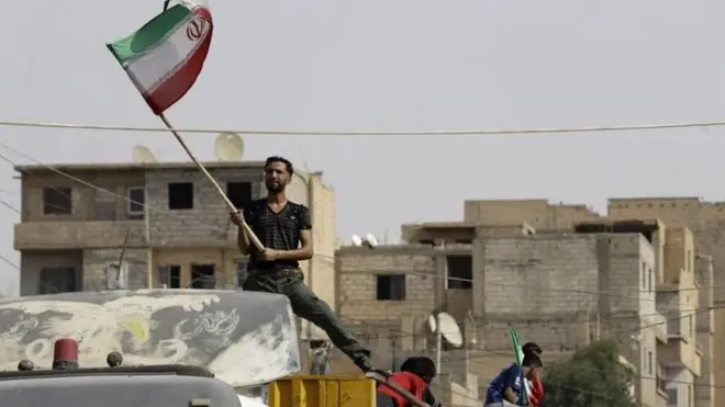 پرچم ایران در سوریه- عکس آرشیو