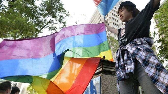 ЛГБТ-активист в Тайване