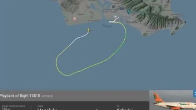 फ्लाइटराडार २४ ले उपलब्ध गराएको तस्बिर