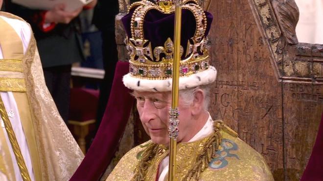 King Charles III crowned