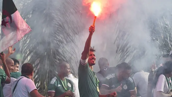 Algeria victory parade