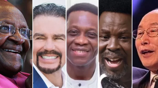 Prophets deaths in 2021: Desmond Tutu, TB Joshua, Dare Enoch Adeboye, Marcus Lamb, David Yonggi Cho, priests wey die 2021