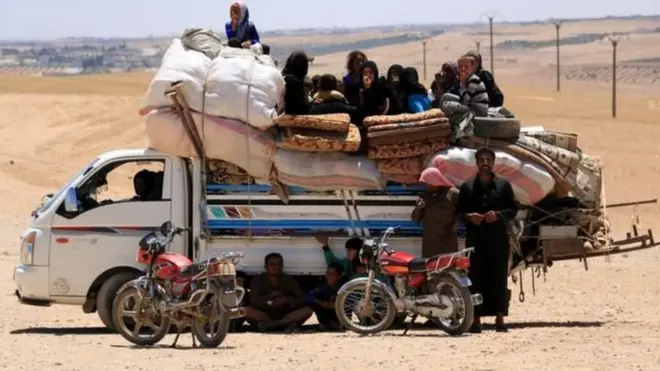 Число вынужденных переселенцев среди сирийцев составляет около 12 миллионов