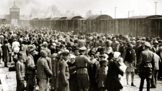 So many Hungarian Jewish people were killed in such a short time that victims' bodies had to be dropped in pits near the camp and burned