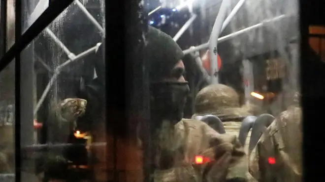 Image shows captured Azovstal fighter