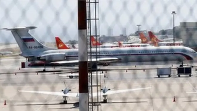 የራሺያ አውሮፕላን ካራካስ ደርሷል