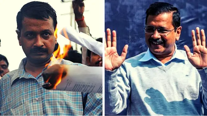 पिछले पाँच सालों में कैसे-कैसे बदली केजरीवाल की राजनीति?