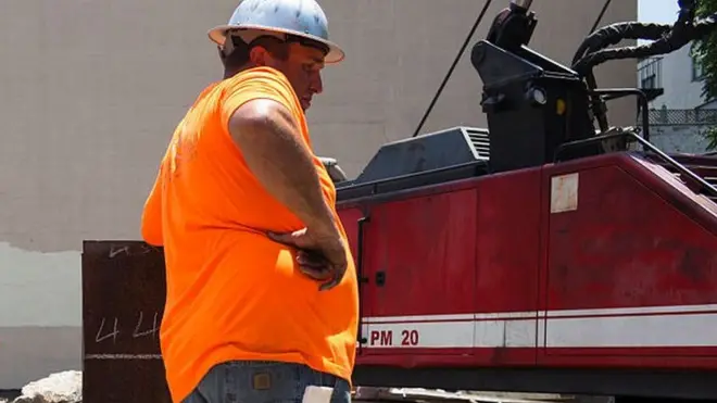 US construction worker