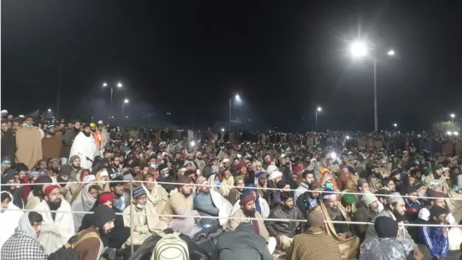 تحریک لبیک پاکستان کا دھرنا