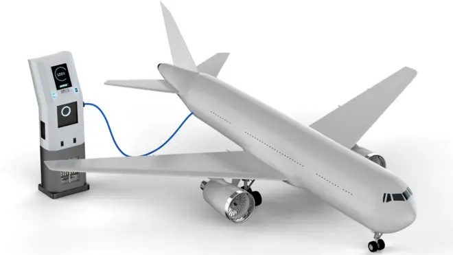 Зарядка электросамолета