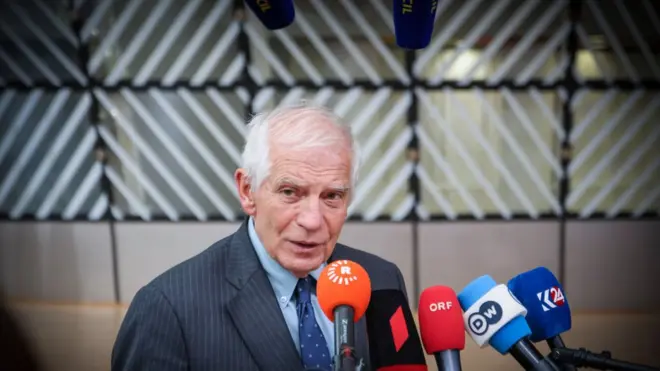 مسؤول السياسة الخارجية في الاتحاد الأوروبي جوزيب بوريل انتقد مرارا توسع إسرائيل في عملياتها ضد المدنيين في غزة.