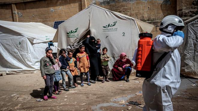 اردوگاه پناهجویان شمال غرب سوریه