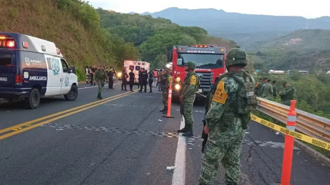 The crash happened on a highway outside Nayarit state capital Tepic