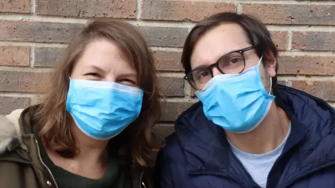 Lucila y Salvador son argentinos y viven en Shanghái desde hace seis años