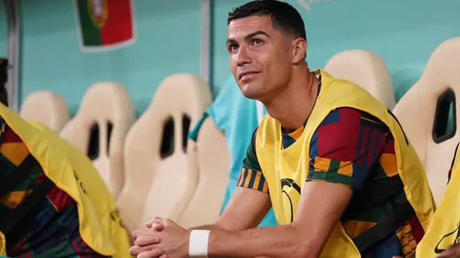خرج رونالدو مستبدلا في أول مباراتين للبرتغال في المونديال