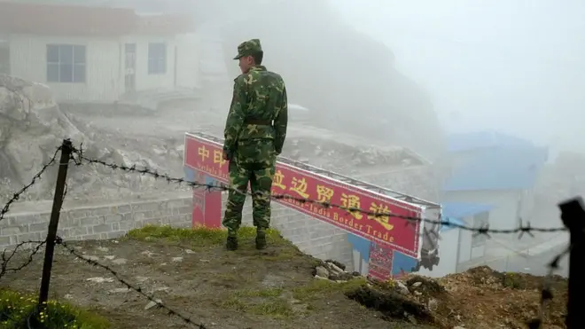 File image of the border area in north Sikkim