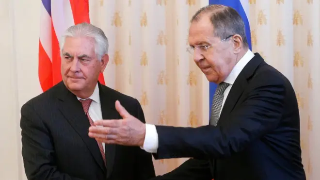 Рекс Тиллерсон и Сергей Лавров